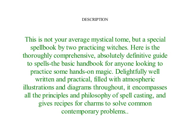 The Goodly Spellbook Pdf