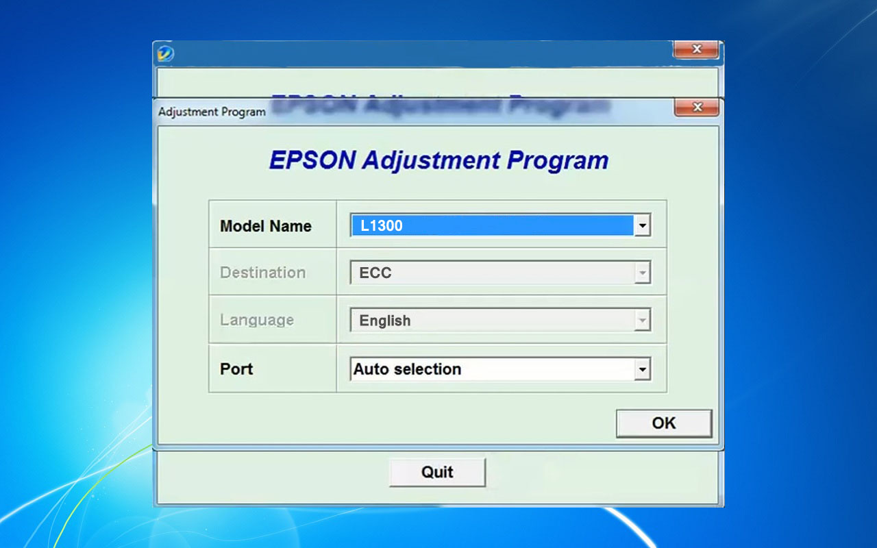 Epson L1300 Adjustment Program Free Download